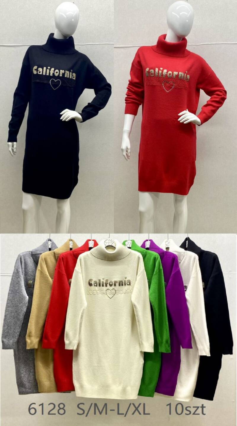 Sukienki damskie Roz S/M-L/XL, Mix Kolor .Paczka 10 szt